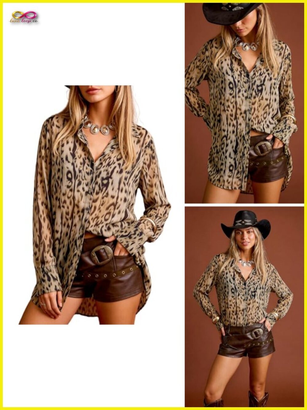 Sheer Mesh Button Down Long Sleeve Oversized Blouse Sexy Going Out Top